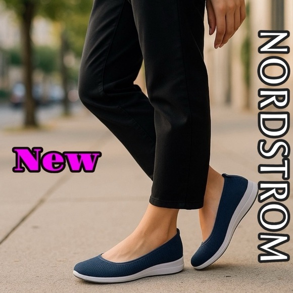 Preppy 🌸 Susina Wedge Slip-on Shoes Blue - Size 8B -Comfort Classic Summer Shoes - Picture 16 of 16